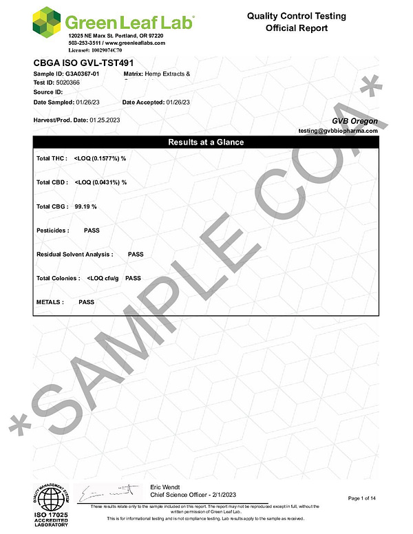 CBGa Isolate - Image 2