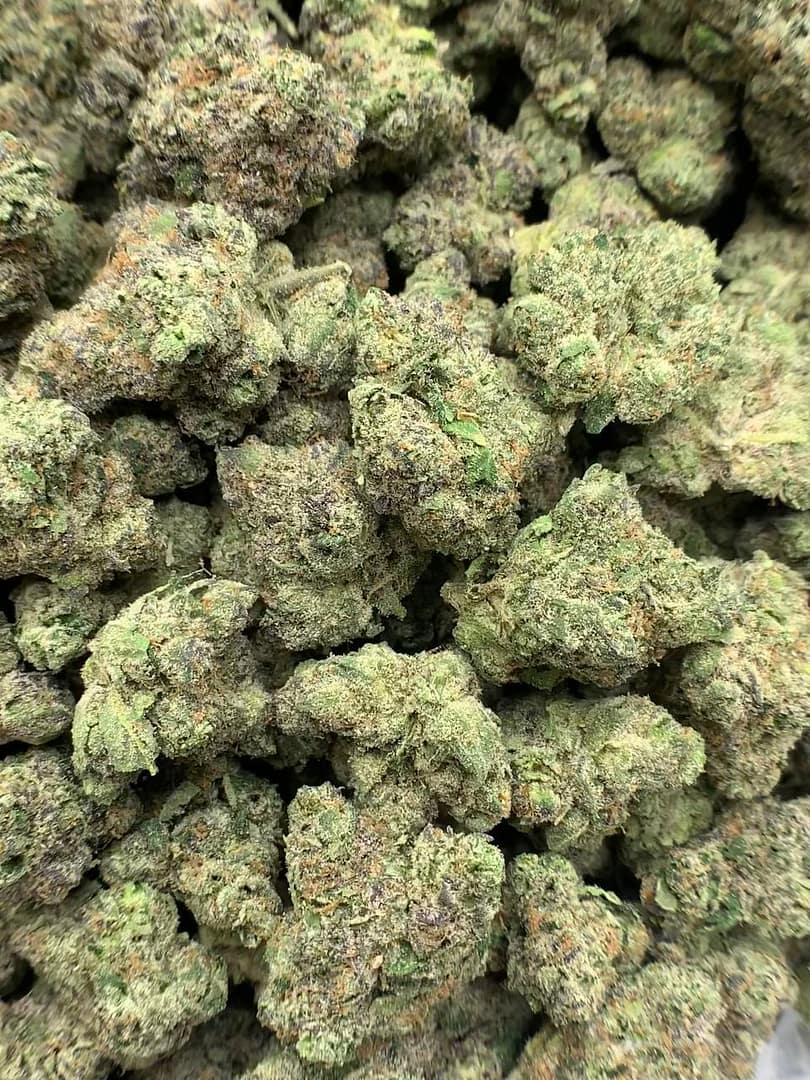 Cherry Taffy Exotic THCa Strain 2 Cherry Taffy THCa Strain buds with a sweet and fruity flavor profile