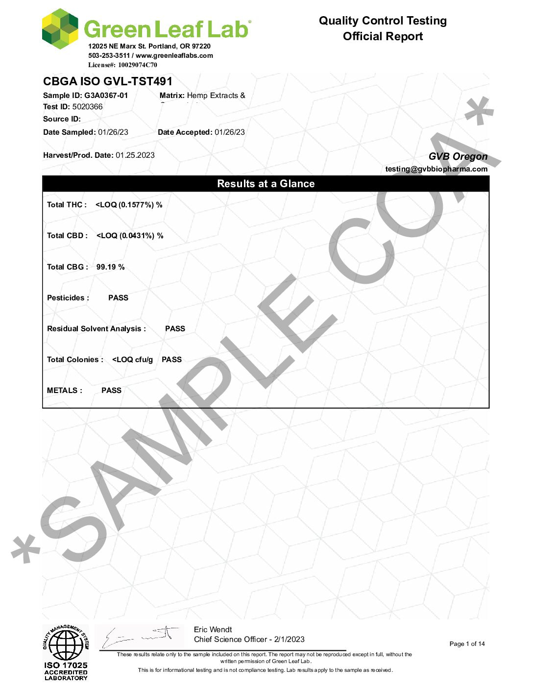 CBGa Isolate 2 CBGa Isolate - Image 2